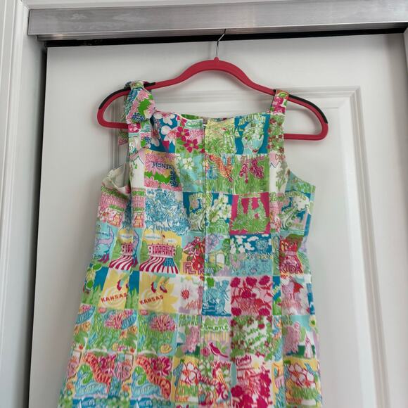 Lilly Pulitzer State of Mind Ricci Shift Dress Sz 4 Preppy Coastal Pastel - Picture 8 of 11